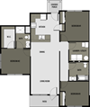 Floor Plan 3 (3 Bed, 2 Bath)